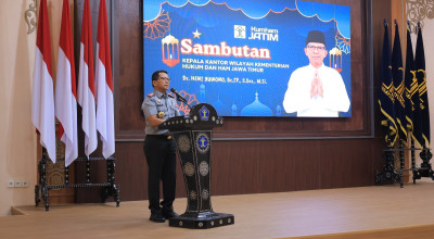 Pelayanan Publik Kemenkumham Jatim Langsung Gas usai Idul Fitri