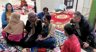 Banjir di Kota Kediri, BPBD dan Dinsos Jamin Kebutuhan Dasar Pengungsi