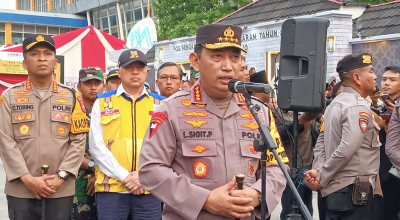 Kapolri Tinjau Kesiapan Terminal Purabaya Sidoarjo Sambut Mudik Lebaran