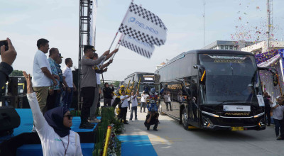 IPC TPK Melepas Keberangkatan Peserta Mudik bersama BUMN Pelindo