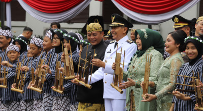 HUT ke-110 Kota Malang, Pj Wahyu Hidayat Ajak Seluruh Komunitas Berselaras