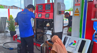 Polresta Sidoarjo Cek SPBU, Antisipasi Penyelewengan BBM saat Lebaran