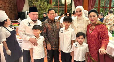 La Nyalla Datangi Open House Prabowo, Ini Nostalgianya