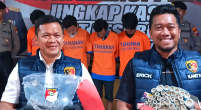 Hasil Ungkap Kasus Mercon di Sidoarjo selama Ramadan 2024