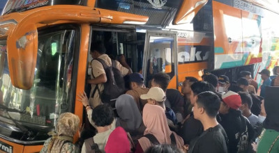Arus Balik dan Mudik, 122.958 Orang Naik Bus dari Terminal Seloaji Ponorogo