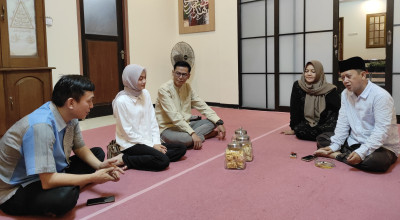 Sowan Ketua PCNU, Vinanda Prameswati Minta Restu Maju Pilwali Kediri 2024