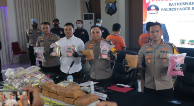 5 Fakta Polrestabes Surabaya Bongkar Sindikat Narkoba Jawa - Sumatera