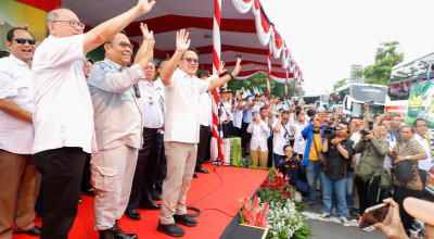3.840 Peserta Mudik Gratis Pemprov Jatim Berangkat dari Surabaya, Ini Rutenya