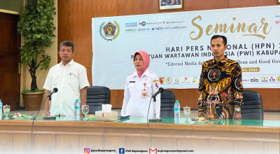 Hari Pers Nasional, PWI Bojonegoro Gelar Diskusi bersama OPD dan Camat