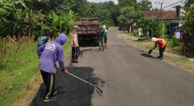 Pemeliharaan Jalan di Lamongan Dikebut Jelang Lebaran