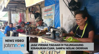 Video: Jasa Vermak Pakaian di Tulungagung Kebanjiran Cuan