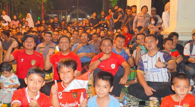5.000 Warga Nobar Piala Asia U-23 di Sidoarjo: Apapun Hasilnya Kami Bangga