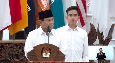 KPU Tetapkan Prabowo - Gibran jadi Presiden - Wapres, Paslon 03 Tak Hadir