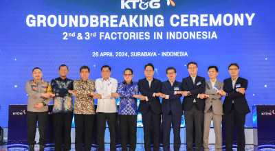 Ground Breaking Pabrik KT&G di Pasuruan, Pj Gubernur Adhy: Investasi Rp6,9 T