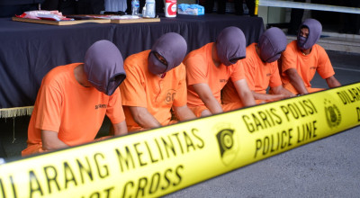 Polres Tulungagung Ringkus 4 Pengedar dan Amankan 251 Gram Sabu