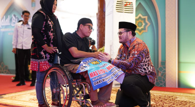 Nglencer Ning Pendopo, Warga Doakan Mas Dhito Bisa Lanjutkan Pembangunan Kediri