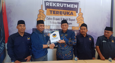 Wakil Bupati Lamongan Abdul Rouf Daftar Bacabup ke NasDem dan Demokrat