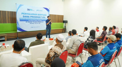 Terminal Teluk Lamong Salurkan Bantuan Sarana dan Prasarana Wilayah Ring 1