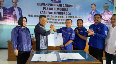 Daftar Lewat Demokrat, Tekad Sugiri dan Lisdyarita Maju Lagi di Pilbup Ponorogo