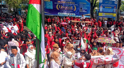 Umsida Gelar Aksi Bela Palestina di Sidoarjo, Serentak dengan 171 Kampus