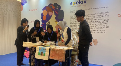 Anak Berkebutuhan Khusus dari Surabaya Unjuk Karya di Spekix Special Kid Expo 2024