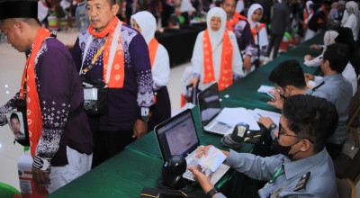 Kemenkumham Jatim Siagakan 60 Petugas Layani CJH di Asrama Haji Surabaya