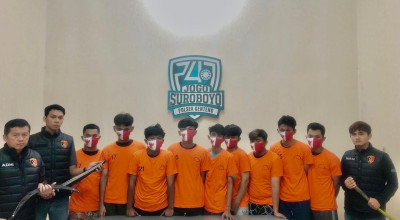 9 Pelaku Pengeroyokan di Jalan Kamboja Surabaya Diringkus, 5 DPO