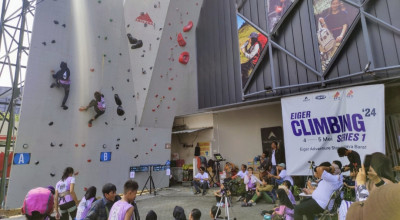 Eiger Climbing Series Surabaya Jaring Bibit Atlet Panjat Tebing di Jatim