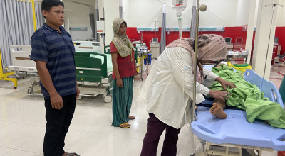 Detik-detik Balon Udara Meledak saat Menimpa Rumah Warga Pacitan