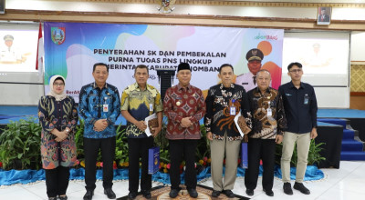 Pesan Pj Bupati Jombang Sugiat pada Purna PNS, Pengabdian Tak Mengenal Akhir