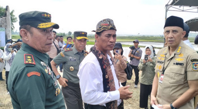 Mentan Kunjungi Bangkalan untuk Genjot Pipanisasi, Target Kurangi Impor Beras