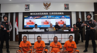 4 Pelaku Pembalakan Liar di Blitar Ditangkap Polisi