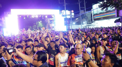 Kemeriahan Soma Nite Run Berkah bagi UMKM di Kota Mojokerto
