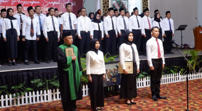 Lantik 95 Anggota PPK, KPU Tulungagung Ingatkan soal Pelanggaran Pemilu 2024