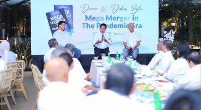 Diskusi Buku Mega Merger In The Pandemic Era: Referensi Perbankan Syariah