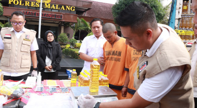 Polisi Bongkar Produsen Minyakita Palsu di Malang, Cek Sebelum Membeli