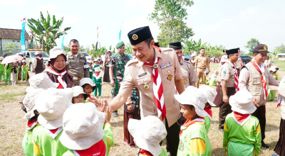 1.500 Anak PAUD di Lamongan Ikuti Gebyar Pramuka Prasiaga