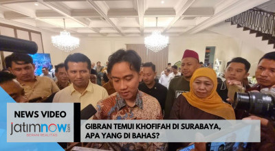 Video: Gibran Temui Khofifah di Surabaya
