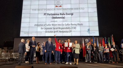 Manfaatkan Paving Block Sisa Hasil Operasi, PEP Cepu Field Raih INTARG 2024