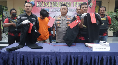 2 Maling Motor Spesialis Minimarket Dibekuk Polsek Lakarsantri Surabaya