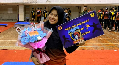Bripda Gaby Borong Juara di Mageti Open International Karate Championship 2024