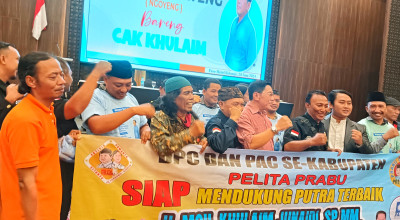 Pelita Prabu Dukung Cak Khulaim Maju Pilbup Sidoarjo, Ini Alasannya