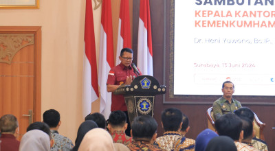 Kemenkumham Jatim Tegaskan Komitmen Berantas Pungli dan Gratifikasi