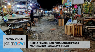 Video: Ketika Pembeli dan Pedagang di Pasar Mangga Dua Surabaya Resah