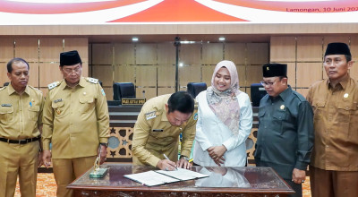 DPRD Lamongan Setujui LKPJ APBD 2023, Sarankan Eksekutif Fokus Pendidikan