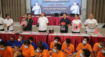 Polda Jatim Ungkap 1380 Kasus pada Sikat Semeru 2024, Turun 6,65 Persen