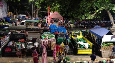 Pasar Keputran Surabaya Kian Tak Terlihat dari Luar