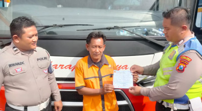 Sopir Bus Jangan Nekat Terobos Lampu Merah di Tulungagung, 2 Sanksi Menanti
