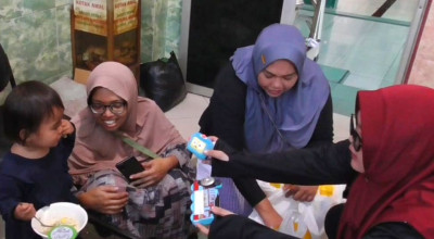 Balita Dibuang di Masjid Besar Krian Sidoarjo