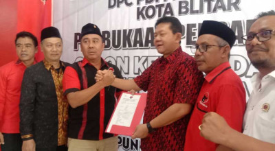 Bambang Rianto Dapat Surat Tugas dari PDIP untuk Pilwali Blitar, Bagaimana Nasib Hengky Kurniawan?